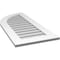 Ekena Millwork Quarter Round Top Left Surface Mount PVC Gable Vent w/ 3-1/2"W x 1"P Standard Frame, 18"W x 40"H GVPQL18X4001SN - alternate 4